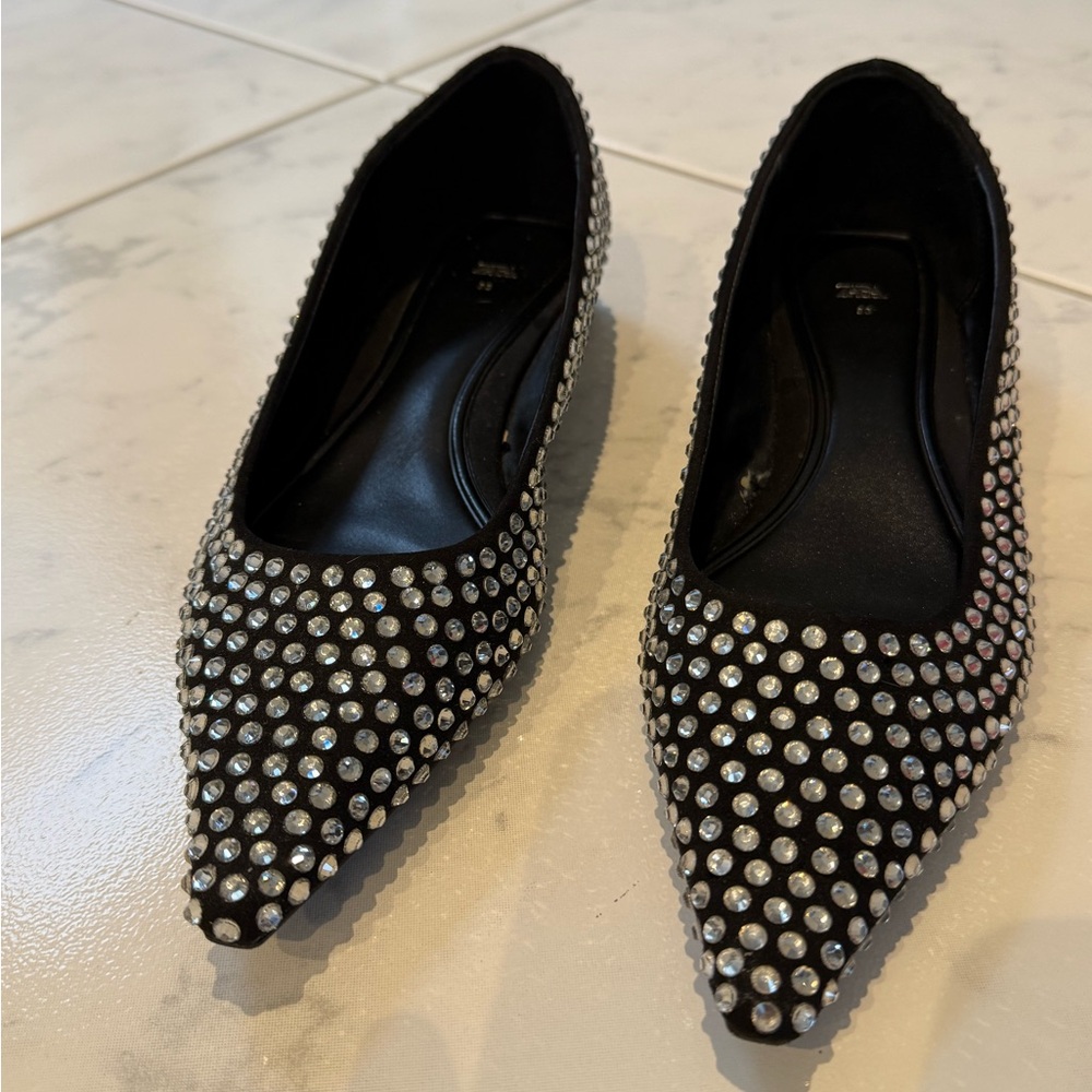 Zara Sparkly Flats